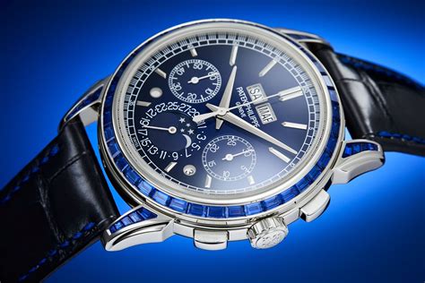 blue sapphire patek philippe|Patek Philippe .